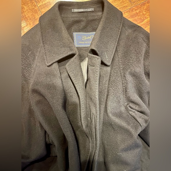 Men’s Vintage Classic 4 ply Cashmere Coat - Picture 6 of 7